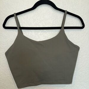 Olive Green Women's Crop Top